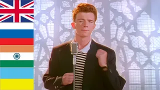 RickRoll in Different Languages | Multi-language song "Never gonna give you up"