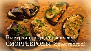 САМАЯ ЛУЧШАЯ ЗАКУСКА К ПИВУ! | Сморреброды (Smørrebrød) - датские бутерброды с рыбой и икрой