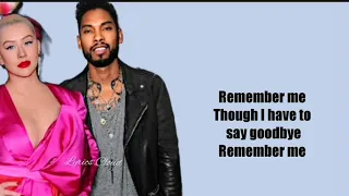 Miguel, Christina Aguilera - Remember Me / Recuérdame (Lyrics)