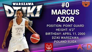 Marcus Azor - Dziki Warszawa Highlights 2022/23