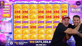 RECORD WINS OF THE WEEK 35 ★ $878,900 NEW AMAZING BONUS WIN ON SUGAR RUSH SLOT