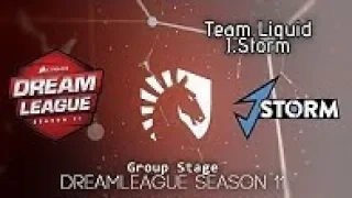 Dream League 11 | Stockholm Major | Opening matches | Liquid vs J.Storm - Game 1