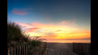 4k Ocean City Maryland Beach Sunrise 60 FPS