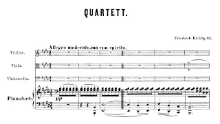 Friedrich Kiel – Piano Quartet No.2, in E major