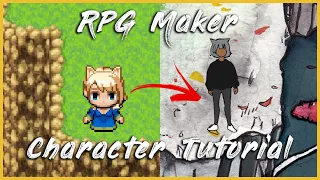 How to make characters in RPG Maker MV + Update Video