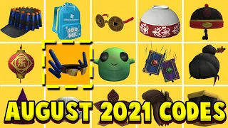 ALL NEW AUGUST 2021 ROBLOX PROMO CODES! New Promo Code Working Free Items EVENTS (Not Expired)