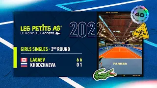 Les Petits As 2022 | Girls 2nd Round | Ekaterina Khodzhaeva vs. Nadia Lagaev