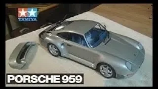 Tamiya Porsche 959 1/24 Full Build -Time Lapse