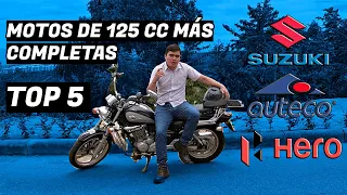 | TOP 5 MOST COMPLETE 125CC MOTORCYCLES IN COLOMBIA | 2020 |