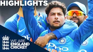 Kuldeep & Rohit Dominate England | England v India 1st ODI 2018 - Highlights