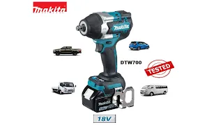 "Testing" - Makita DTW700RTJ / DTW700Z / DTW700 1/2" (12.7 mm)18V Cordless Impact Wrench