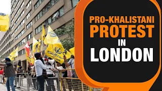 Pro-Khalistani protestors stage protest outside High Commission of India in London | News9