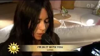 Loreen - I'm In It With You -acoustic version (Nyhetsmorgon 29.08.2015)