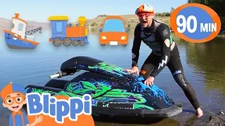 Learn About Boats And Other Fun Vehicles With Blippi for Kids! | Educational Videos for Toddlers