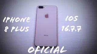 ¿Cómo va iOS 16.7.7 OFICIAL en iPhone 8 PLUS?