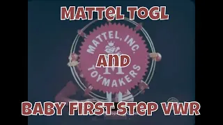 1960s MATTEL TOY CO. TV COMMERCIALS   TOG'L BUILDING TOY & BABY FIRST STEP DOLL   XD30692a