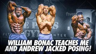 William Bonac Teaches Andrew Jacked and I Posing!