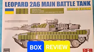 RFM Leopard 2a6 Limited Edition Ukrainian 1/35 Review (Video #92)