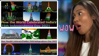 How The World Celebrated India's 75th & 76th Independence Day 2021 & 2022 | Reaction