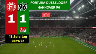 90+2 Traumtor | Fortuna Düsseldorf - Hannover 96 (1:1) Alle Tore & Highlights 06.11.2021