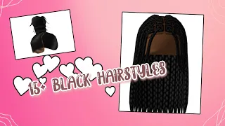 15+ Black Roblox Bloxburg RP Hair Codes