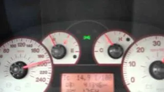 Fiat Grande Punto acceleration 0 - 200 km/h