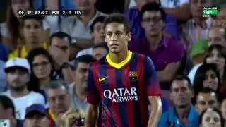 Neymar vs Sevilla (H) 13-14