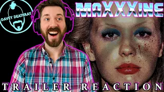 MaXXXine TRAILER REACTION | STRONG 80s VIBES @A24 Ti West Mia Goth #film #movie #reaction #trailer