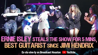 ERNIE ISLEY Proves He's The BEST GUITARIST Since JIMI HENDRIX @ Isley Brothers Live Houston 2022