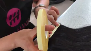 The Way We Make Tape-in Hair Extensions