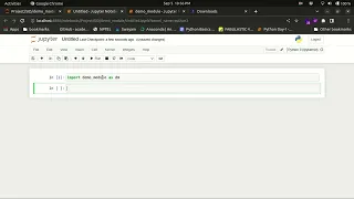 Python module creation and importing in Jupyter notebook