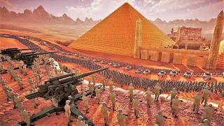 HUMAN ARMY in EGYPTION CITY vs 4,000,000 ZOMBIES - Ultimate Epic Battle Simulator 2