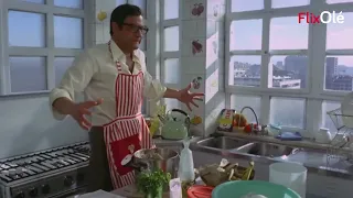 Arturo Fernández cocina en '¡Cómo sois las mujeres!' (Pedro Lazaga, 1968)