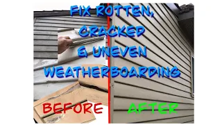 Fix Rotten, Cracked & Uneven Weatherboards