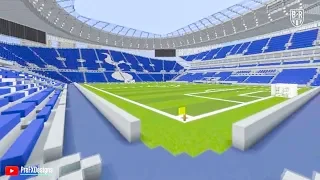 Football Stadiums Built with Amazing Detail in Minecraft