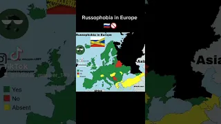 Russophobia in Europe 🇷🇺🚫 #russophobia #russiaukrainewar #russia #map #europe #viralvideo #shorts