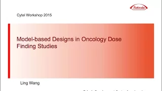 Model-based Designs in Oncology Dose-finding Studies