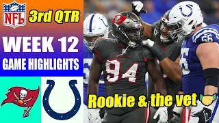 Tampa Bay Buccaneers vs Indianapolis Colts FULL GAME 3rd QTR WEEK 12 | NFL Highlights 2023