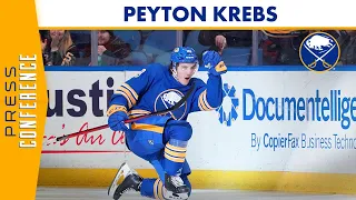 Peyton Krebs Scores First NHL Goal in Two Goal Game | Buffalo Sabres