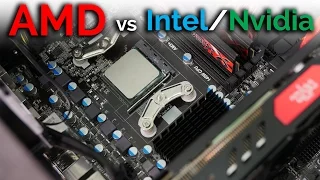 FULL AMD BUILD - FX 8350 + RX 480 vs i3-6100 + GTX 1060 6GB