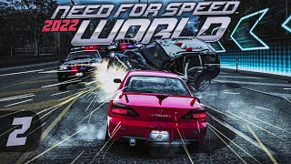 NFS World ОНЛАЙН 2022  ПОГОНЯ ПРОТИВ КОПОВ #2 Need For Speed World Evolved ᴴᴰ 1440p