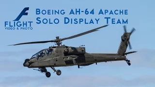 Attack Helicopter Boeing AH-64D Apache of Royal Netherlands Air Force Solo Display Team