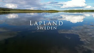 Swedish Lapland from above [Cinematic Arial Footage, 4K]