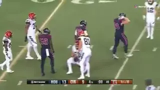 JJ Watt with Goldberg like Spear to end the game