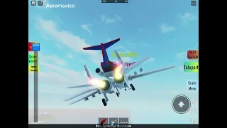 Plane crashes made in roblox.