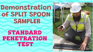 Demonstration of SPT Split Spoon Sampler