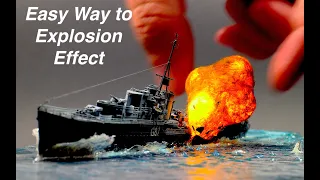 Easy Way to Making Explosion Effect for Your Dioramas.