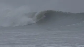 Cory Lawson surfing Croyde bay.