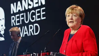 Angela Merkel erhält UN-Flüchtlingspreis | AFP