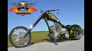 *** SOLD *** 2005 GRANDEUR CYCLE SUICIDE SPRINGER RIGID ATTITUDE 121 TP DROP SEAT CHOPPER